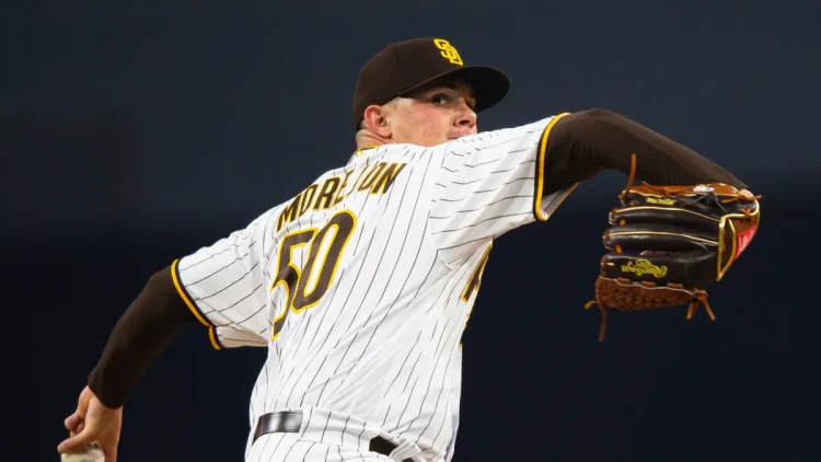 Adrian Morejon delivers pitch